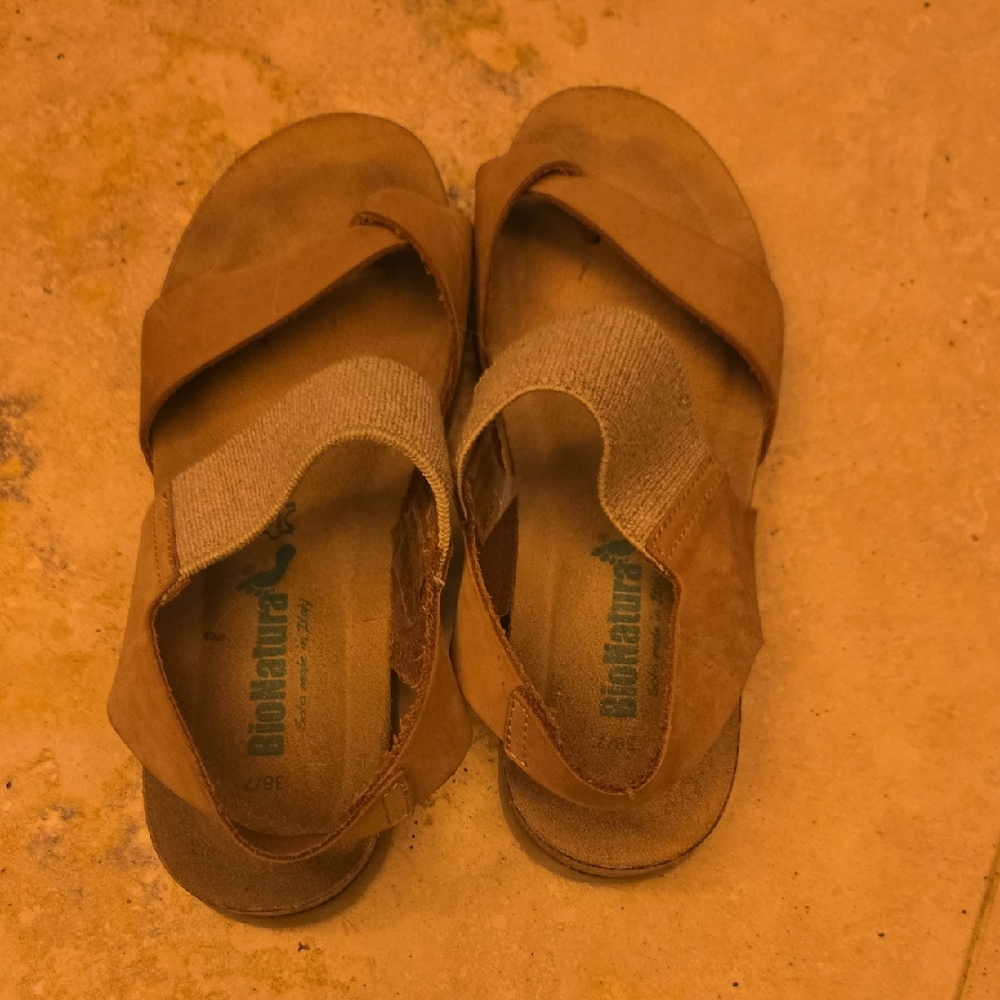 BioNatura ²Brown Leather Sandals